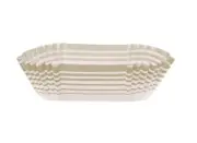 Oval Gold Stripe Disposable Baking Cups - Liners for Cupcakes 1512pcs