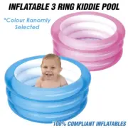 Inflatable Kiddie Pool - Blue /Pink Outdoor Swimming Pool Au Stock NEW