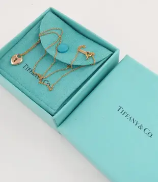 Tiffany&Co 心型項鍊 1.10x9.2mm 18k玫瑰金  鍊長40cm