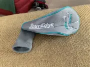 Tour Edge Lady Edge #1 Driver Headcover Grey Teal Brand New