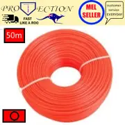 50M TRIMMER LINE ROUND WHIPPER SNIPPER CORD WIRE BRUSH CUTTER String garden YARD