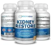 3 Pack Natural Kidney Cleanse to Support Kidney Function and Detox, Advanced Formula Can Help Boost Kidney Health, Daily Health Supplement Pills for Poor Kidneys, Kidney Flushing, 60 Capsules