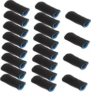 MOLUCKFU 10 Pairs Gaming Finger Cots Finger Sleeve for Gaming Slip Sweat-Resistant Full Touch Screen Comfortable Portable