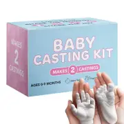 Luna Bean Baby Footprint & Hand Casting Kit – Newborn Milestone Keepsake