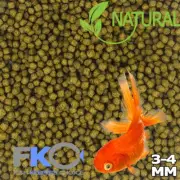 FKC Goldfish & Koi Small Aqua Aquarium, Pond Floating Fish Food Pellets 3-4mm