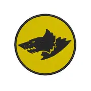 Wolf Logo Patch Embroidered Iron-On Applique Chapter Badge Gaming Table-Top