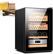 [ZyKnaurral] Cigar Wine Humidor, Wine and Cigar Humidifier, Can Control The Humidity Range of 60-80%, Men's Presents