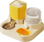 Auto Cat Feeder,Automatic Food Dispenser for Cats | Leak-Proof Gallon Capacity Leak Proof Feeding Station Waterer for Puppy Kitten