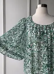 | WITCHERY | leaf bud flutter sleeve top clover green | $169.95 | SIZE: 10,S new