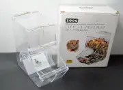Zoog Pet (Hamster/mouse/ferret ) Bin Feeder, Clear Acrylic