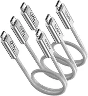 240W USB C to USB C Cable 60cm, SUMPK Short USBC to USBC Cable, Compatible with iPhone 15 Pro Max Plus, iPad MacBook Pro/Air, Samsung Galaxy S23 S22 S21 S20 Note 20
