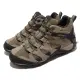 【MERRELL】戶外鞋 Alverstone Mid GTX 奶茶棕 男鞋 中筒 登山鞋 防水(ML135445)