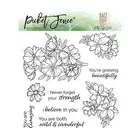 Picket Fence Studios Clear Stamp - Wild and Wonderful Cosmos