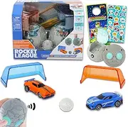 Rocket League Toy Cars for Boys Set - Bundle with 2 Rocket League Micro RC Competition Toys Plus Stickers, More | Rocket League Toy Vehicle for Kids