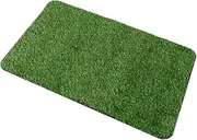 ifundom 1Pc Thicken Slip Artificial Lawn Floor Mat Natural Decorative Green Bath Mat for Home Entrance Bathroom Bedroom Living Room Fast Drying Cozy Foot Pad