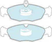 Bendix General CT Front Brake Pad Set for Holden Astra TR 1.6L C16SE Petrol 1995