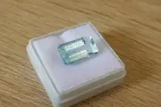 5.27 ct Blue Aquamarine Loose Gemstone Emerald Cut, Loose Aqua