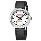 Mondaine Original Automatic 41mmWhite Dial Leather Watch MST.4161B.LBV
