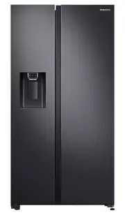 Samsung SRS673DMB 635Lt Side by Side Non-plumbed Fridge Ice and Water Dispenser