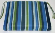 Outdura® Outdoor Patio Seat Pad ~ Marisol Baltic Stripe ~ 19 x 18 x 2.5 NEW