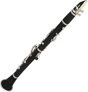Vaguelly Clarinet for Beginners Durable Black with Lightweight Finger Rest for Graded Examination Fun Starter Clarinet