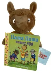 NWT Llama Llama Plush & Easter Egg Book Kohls Cares 11" Stuffed Animal Soft 2024