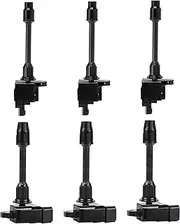 Set of 6 Ignition Coil Pack Front and Rear 2000 2001 for Infiniti for Nissan 2000 2001 for Maxima I30 3.0L V6 OE# Uf348 Uf363 22448-2Y005, 22448-2Y015