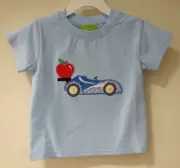 NWT Classic Whimsy Applique Apple Race Car Shirt Boy's Size 12 Month