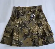 New 5.11 Tactical Commando Kilt Sz 36 Sage Green Canopy Camo Cargo Ripstop