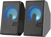 JSEIAJB Computer Speaker Surround Sound System Speakers Gaming Deep Bass Wired Speaker for Laptop PC Theater TV