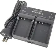 Dual Double Mains Battery Charger for Olympus BLN-1 BLN1 BCN-1 OMD E-M5 Mark II EP5 OM-D E-M1 EM1 E-M5 EM5 Pen E-P5 Digital Camera