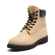 Timberland Men's 6 Inch Basic Waterproof Boots with Padded Collar, Moonstone, 13