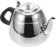 KOCKSHION Thickened Stainless Steel Tea Kettle Whistling Water Pot for Induction Cooker Multi Use Design for Boiling Water and Brewing Tea Modern Kitchen Decor