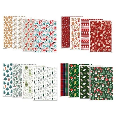 Clay Earring Transfer Paper Christmas Themed Transfer Paper for Jewelry Making