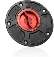 Motorcycle Scooter Fuel Tank Gas Cap Cover Fuel Gas Cap Tank Cover CNC Aluminum For DUCATI for XDIAVEL S 2016-2020 Motorcycle Accessories(All Red -s)
