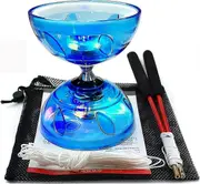 Diabolo Cse Yoyo Set ,triple Bearing Diabolo Cse Yoyos Juggling Colorful Led Diabolo With Diablo Sticks, Diabolo String Net Bag, Easier Start/ Fast