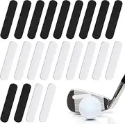 22pcs Pickleball Lead Tape, Weighted 3g Adhesive Lead Tape Pickleball for Paddle Edge Guard Golf Club Tennis Racket, High-Density Bars Adjust Weigh to Increase Power Swing Speed, (Black,Silver)