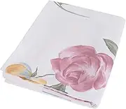 White Flat Sheets Only Twin XL Size Easy Care 100 Percent Cotton Pattern Top Sheets Ultra Soft and Breathable