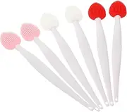 Healeved Silicone Lip Exfoliator Brush Pcs Set Nose Scrub for Deep Pore Cleaning