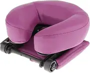 harayaa Flexible Massage Table Headrest Pillow & Hanging Arm Rest, Purple