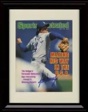 Gallery Framed Fernando Valenzuela SI Autograph Replica Print