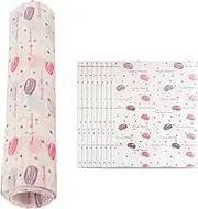 Food Grade Wrap Paper Greaseproof Sandwich Wrap Paper,50Pcs Baking Wrapping Paper Deli Paper,Baking Wrapping Paper Deli Wax Sheets Wrap Paper Food Basket Liners,Deli Wax Sheets Wrap Paper (White)