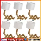 Creative Table Lamp with Wood Base Fun Funky Lamp Adjustable Shape for Bedroom