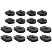 16Pcs Wheeled Cord Locks for Drawstring Toggle Slider Stopper, 0.9/1.5 Inch