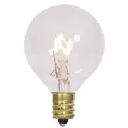 Vickerman V145546 Twinkle 120 V 7 watt E12 G40 Bulb with Clear Lights - 5 Per...