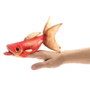 NEW PLUSH SOFT TOY Folkmanis 2781 Mini Goldfish Finger Puppet 18cm