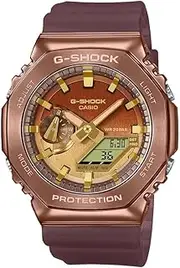 [Casio] G-Shock GM2100CL-5A Analog Digital Rose Gold Strap Men's Watch, Rose Gold Dial, 49.3 × 44.4 × 11.8 mm