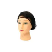 1000 Nylon Mesh Stretchy Ballet Bun Covers 18" Hairnet Brown for Women Men