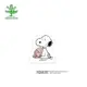 KODOMO Snoopy木頭造型印章/ H/ 史奴比與兔兔/ 2247-029
