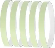 Didiseaon 5 Rolls Glow Dark Safety Tape of Fluorescent Slip Stickers for Stairs Floors for Emergency Use in Schools Hospitals Outdoor Indoor Settings